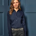 Ladies Poplin L/S Shirt