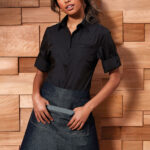 Ladies Roll Up Poplin Shirt