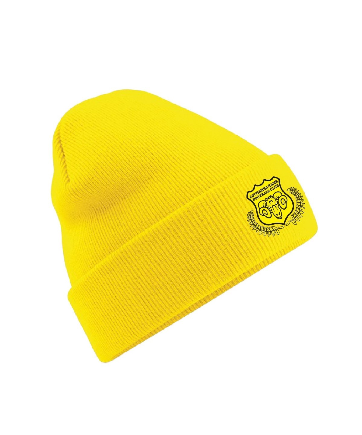 Rams Beanie Hat ONE SIZE Yellow TEES