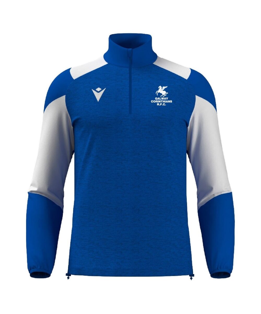 #0962 Corinthians Youth Half Zip Training Top - Royal Melange