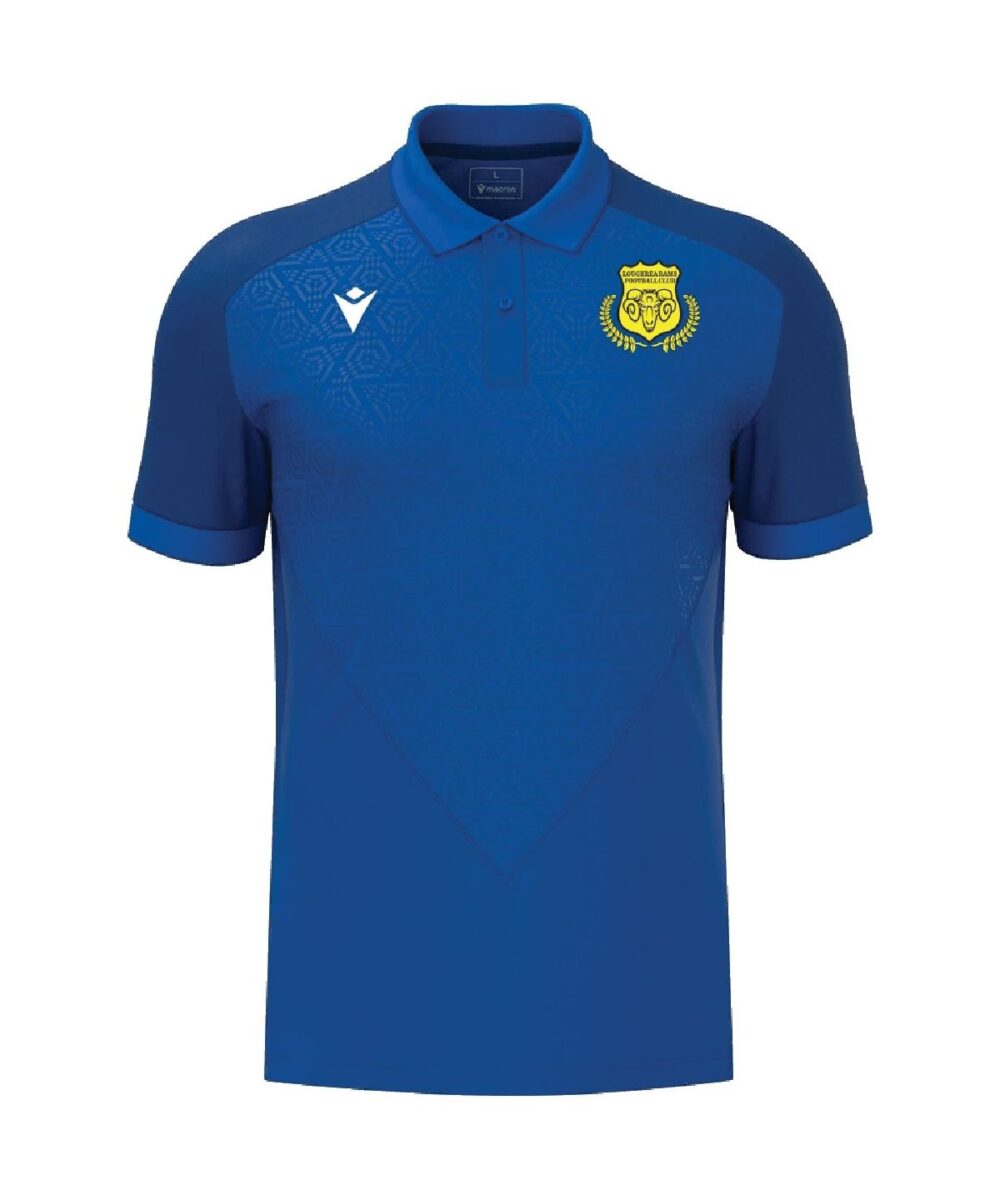 Rams FC Coach Polo Shirt SNR Royal - Image 1